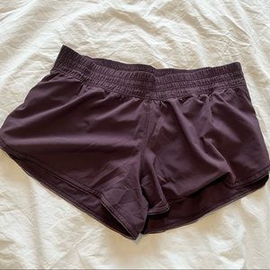 Eggplant Lululemon shorts